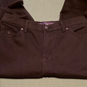 Gloria Vanderbilt Chocolate Amanda Jeans